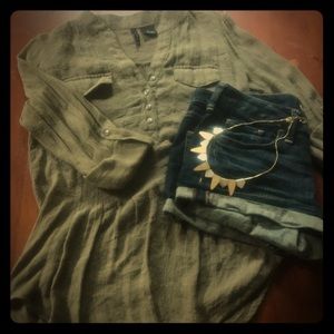 A fabulous summer to fall blouse!